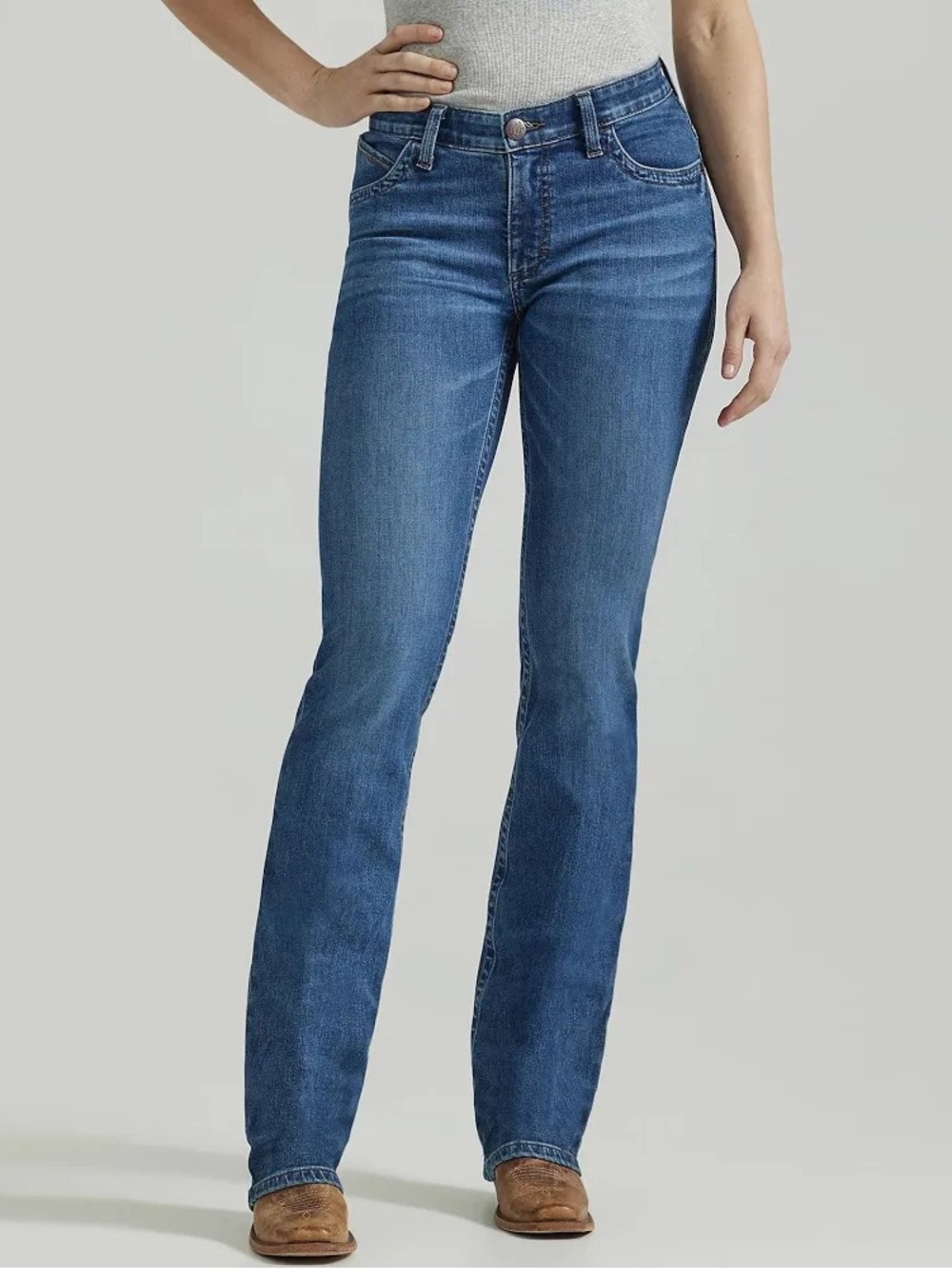 Wrangler Willow Riding denim boot cut denim Jeans size 3 x 32 - Picture 2 of 10